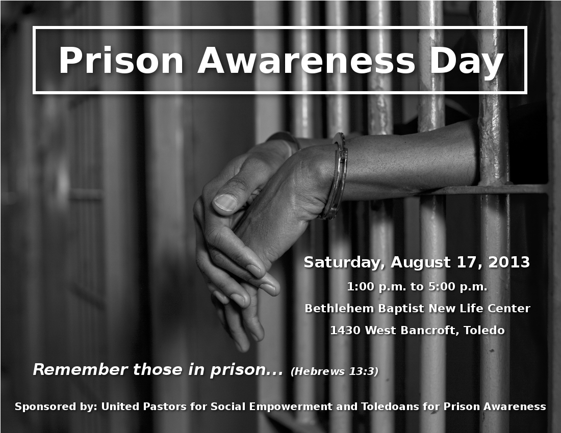 Prisom Awareness Day flyer